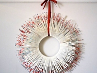 whip up Milk Carton Wreath